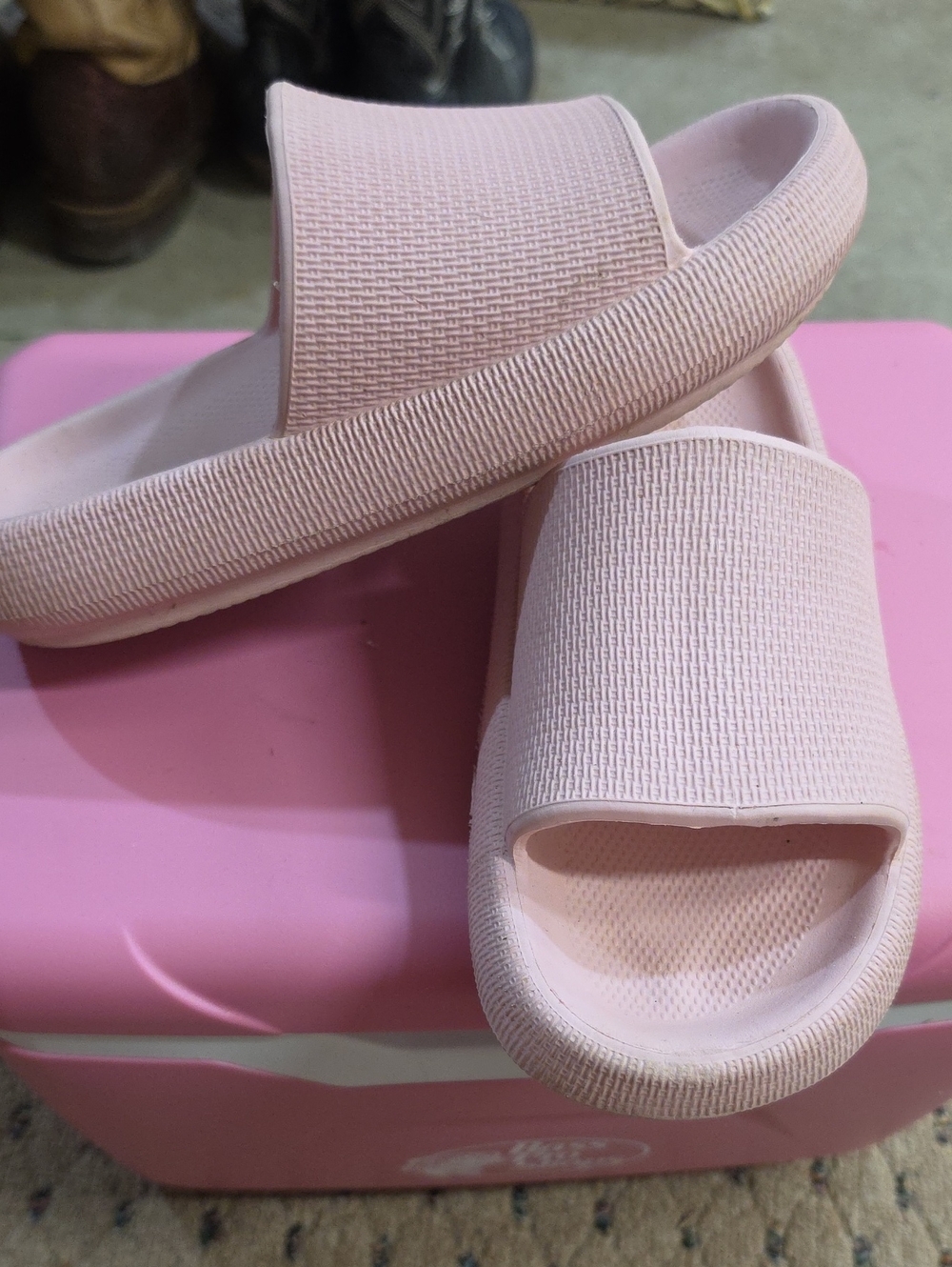 Women’s Pink Slide Sandals
